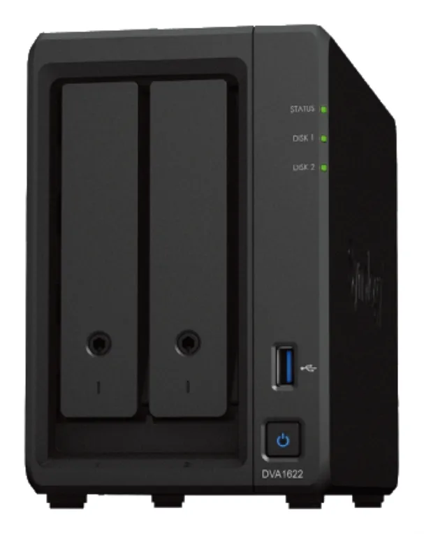 Grabador digital synology dva1622 nvr 4k ia