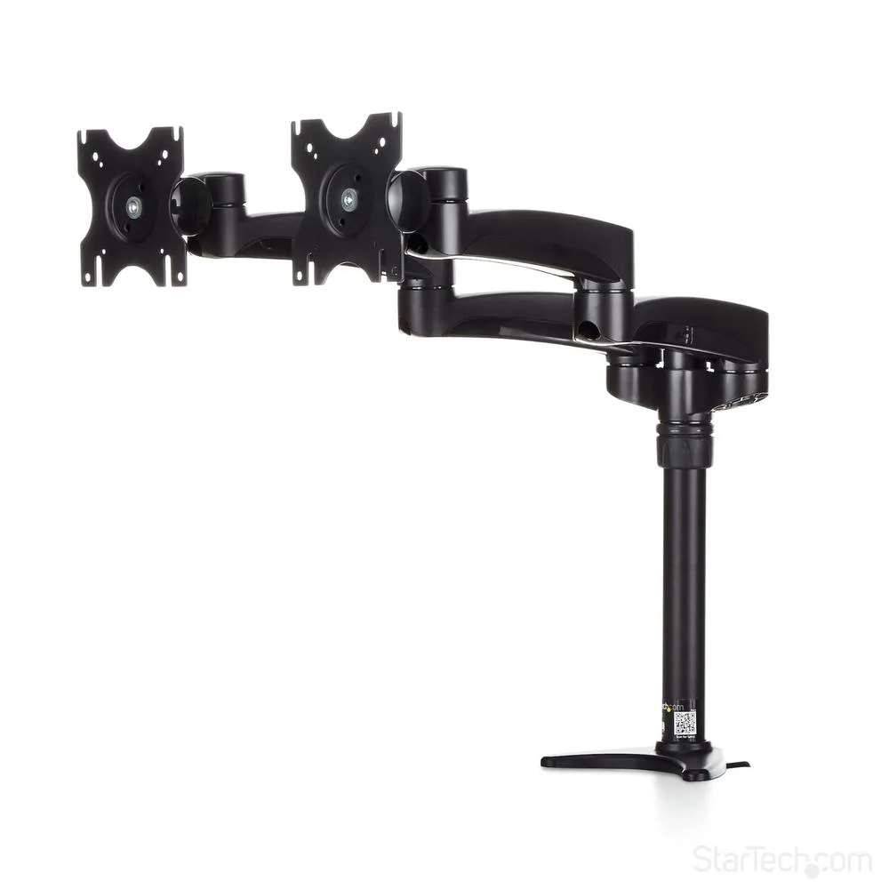 Soporte mesa startech vesa hasta 24 pulgadas 100x100mm max 13.6kg