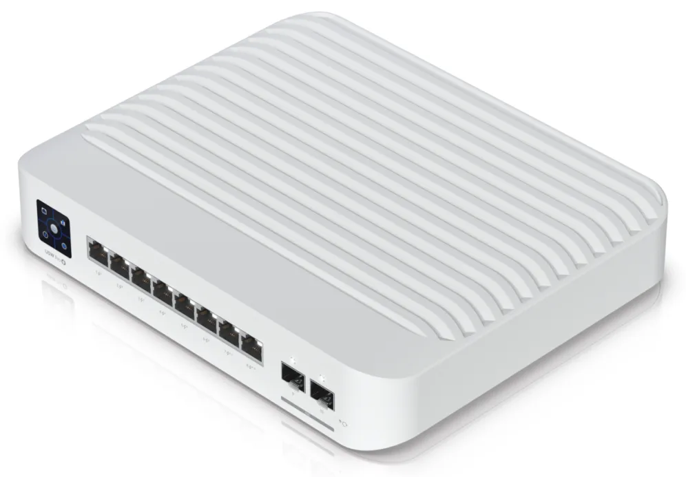 Ubiquiti UniFi USW-PRO-8-POE switch Gestionado L2/L3 Gigabit Ethernet (10/100/1000) Energía sobre Ethernet (PoE) 1U Blanco