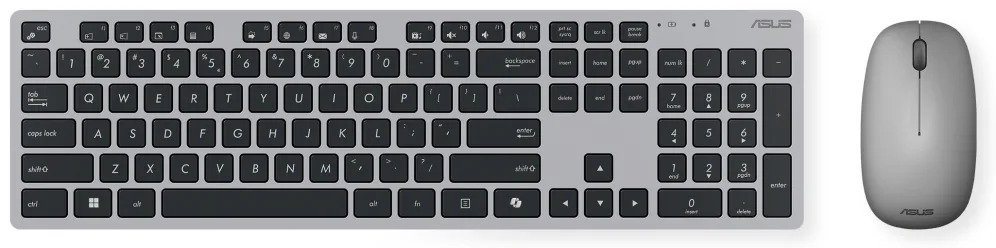 Teclado y Ratón Inalámbricos Asus W5000 Wireless/ Gris