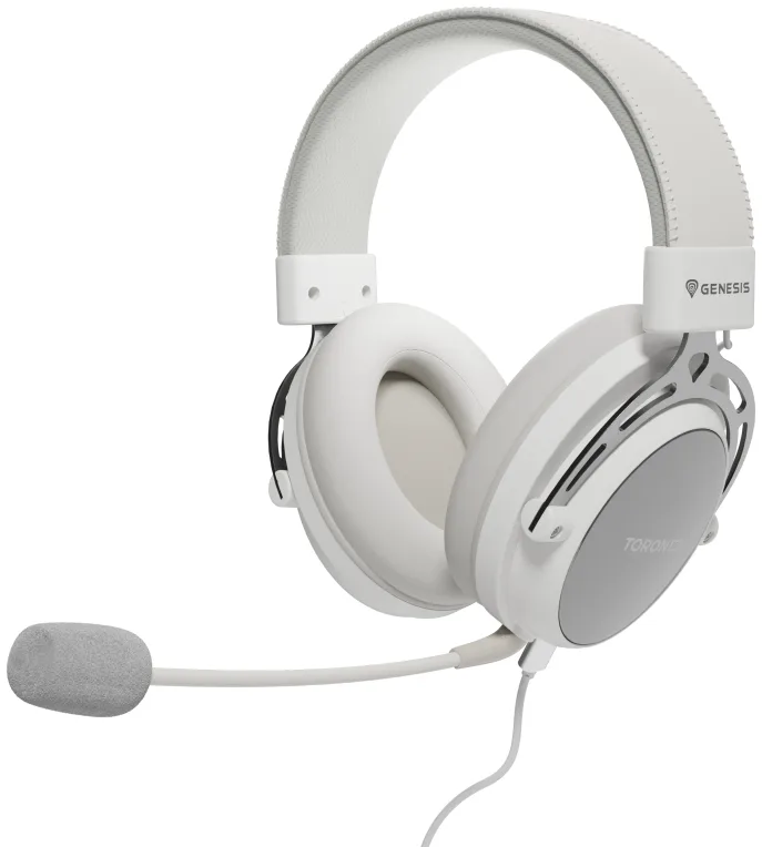 GENESIS Toron 301 Auriculares Alámbrico Diadema Juego Blanco