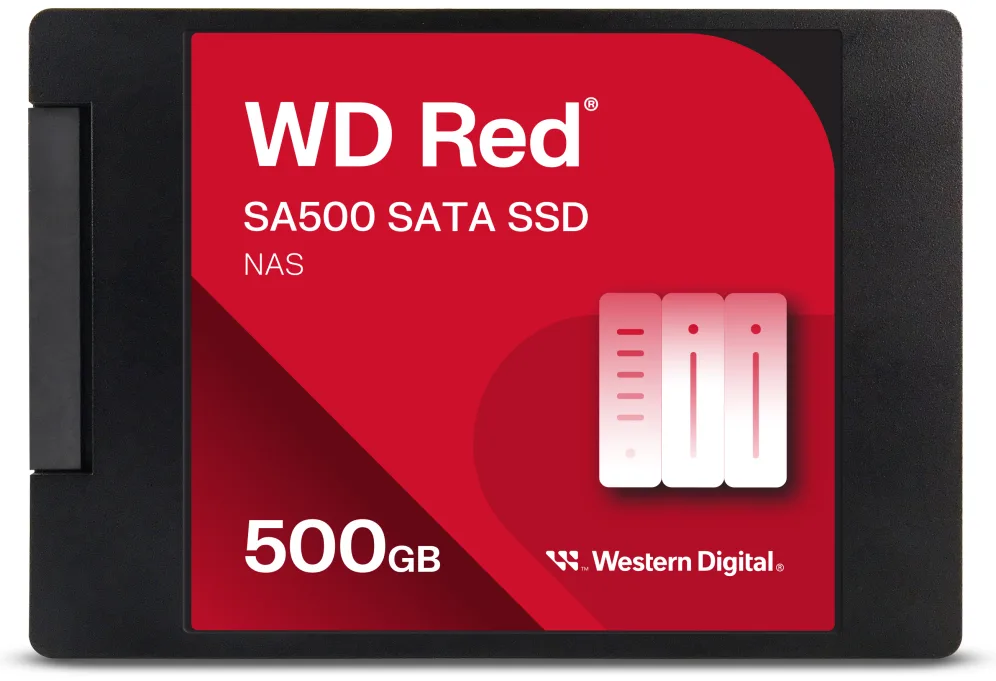 Western Digital Red WD SA500 500 GB 2.5" Serial ATA III 3D NAND