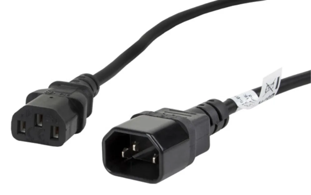 Cable alargador lanberg alimentacion cpu iec320 c13 h - iec320 c14 m vde 1.8m