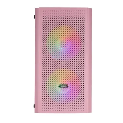 Caja ordenador mars gaming mc300 rosa micro atx 1 x usb 3.0 2 x usb 2.0 3 x 120mm frgb