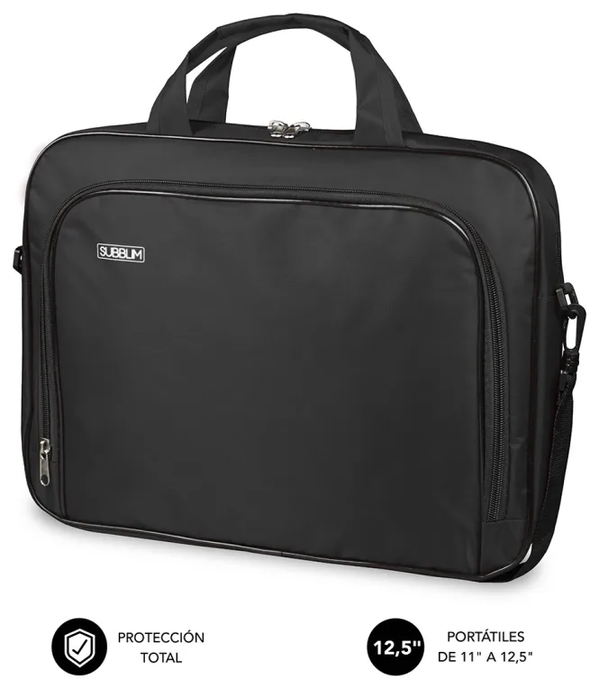 Maletin subblim oxford para portatil 11 pulgadas - 12.5 pulgadas negro