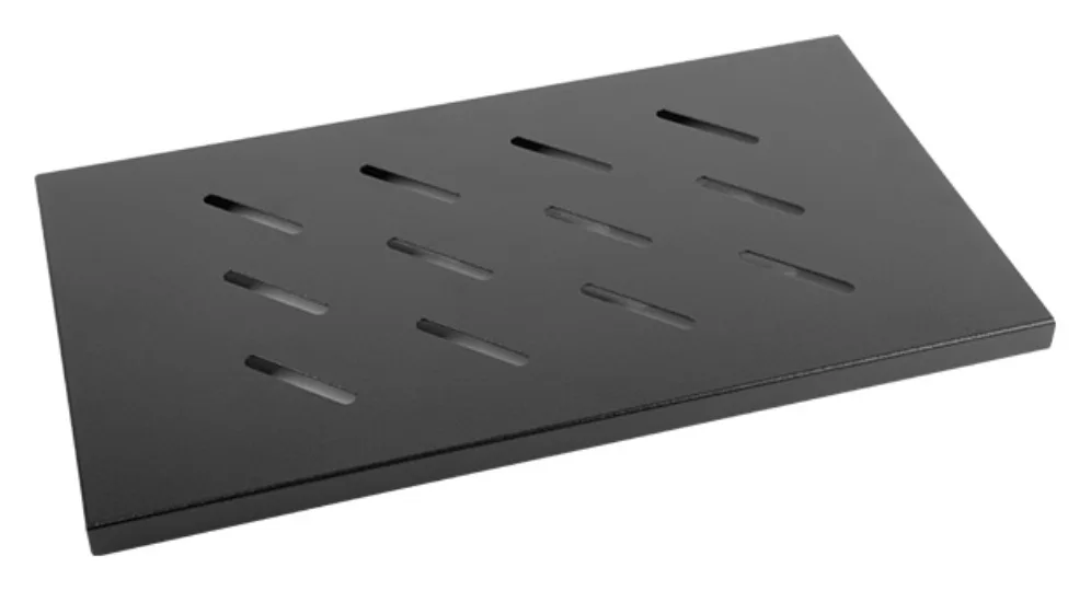 Bandeja fija lanberg 1u 465x315 mm hasta 120 kg rack de 19 negro