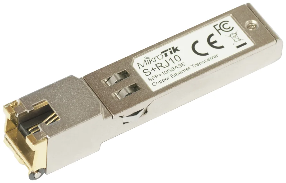 Mikrotik S+RJ10 red modulo transceptor 10000 Mbit/s SFP+