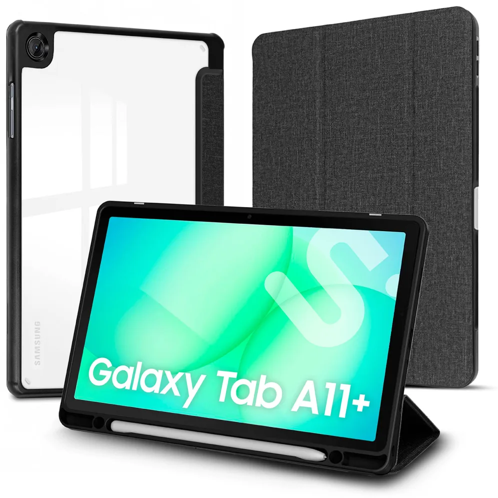 Funda Subblim Clear Shock Case para Samsung A11+/ Negra