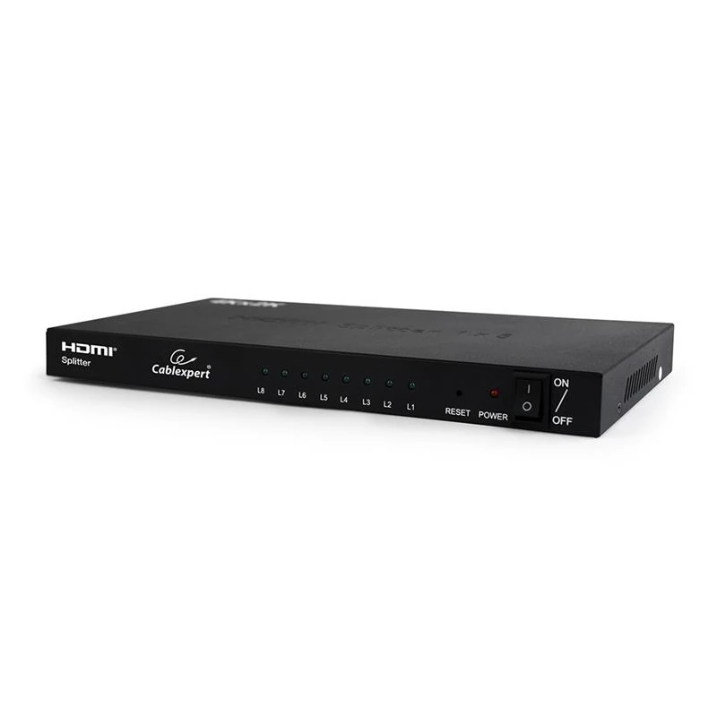 Gembird Divisor HDMI de 8 puertos Admite vídeo 3D