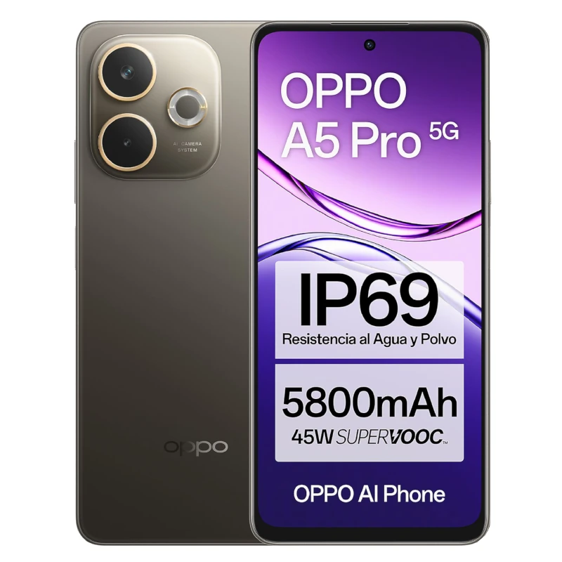 OPPO A5 Pro 5G 6.67" HD+ 256GB 8(+8)GB Black Brown