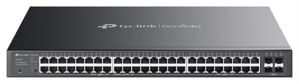 TP-Link Omada SG2452LP switch Gestionado L2/L2+ Gigabit Ethernet (10/100/1000) Energía sobre Ethernet (PoE) 1U Negro