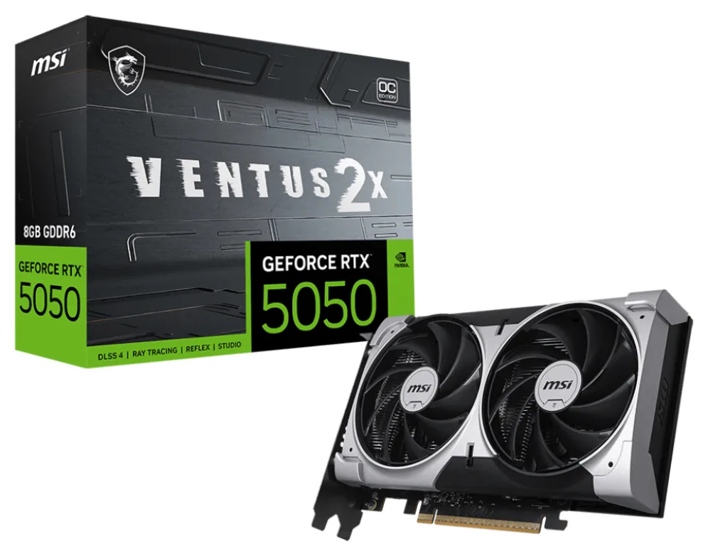 MSI VGA NVIDIA RTX 5050 8G VENTUS 2X OC DDR6