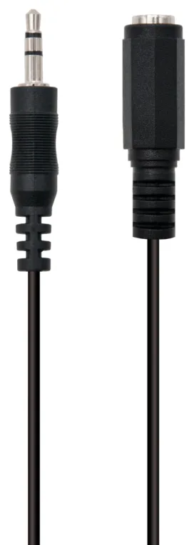Ewent EC1650 cable de audio 2 m 3,5mm Negro