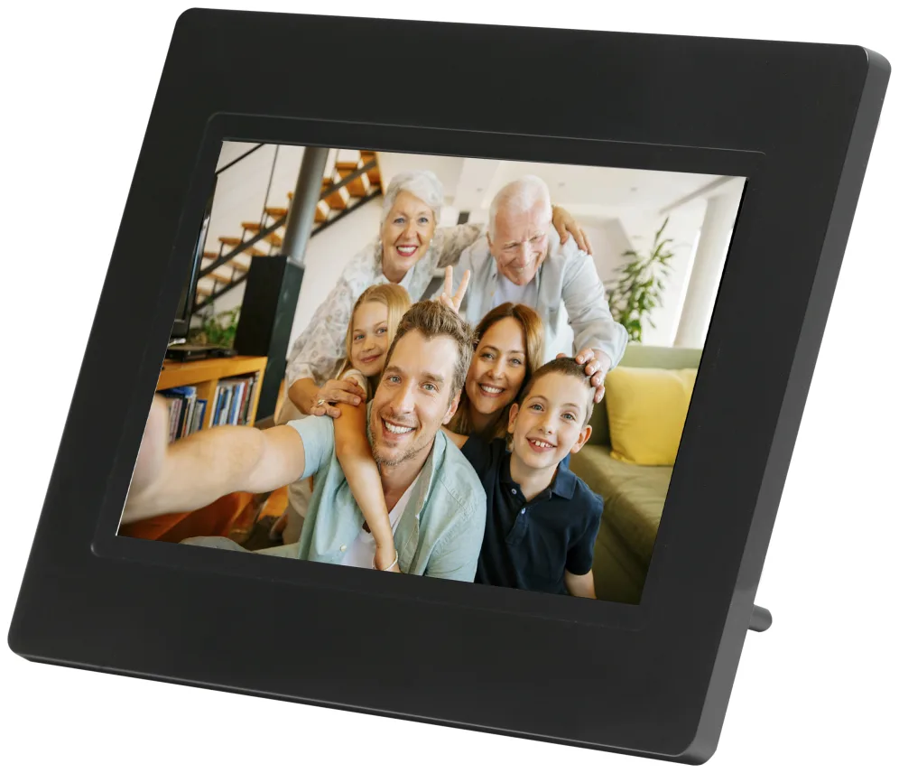 Denver PFF-710BLACK marco fotográfico digital Negro 17,8 cm (7") Pantalla táctil Wifi