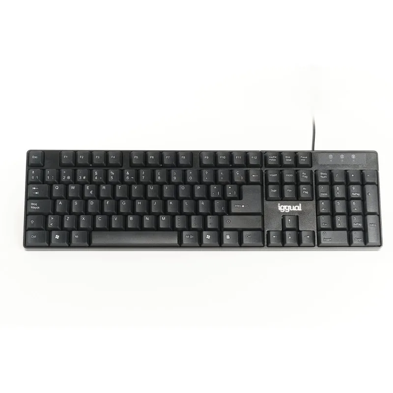 iggual Teclado USB estándar CK-FRAMELESS-105T