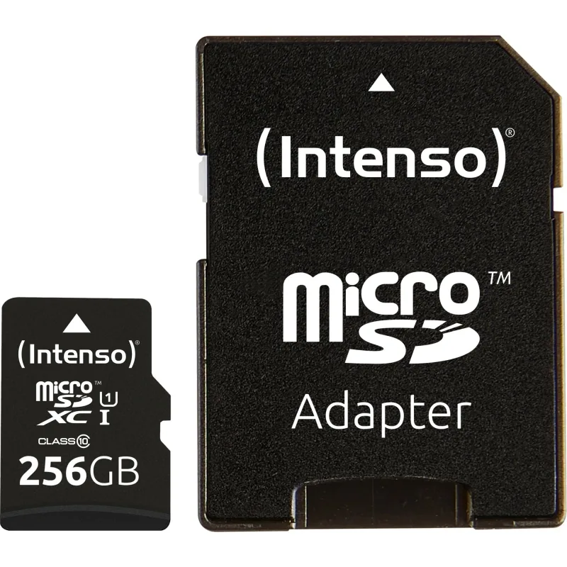 Intenso 3423492 Micro SD UHS-I Premium 256G c-adap