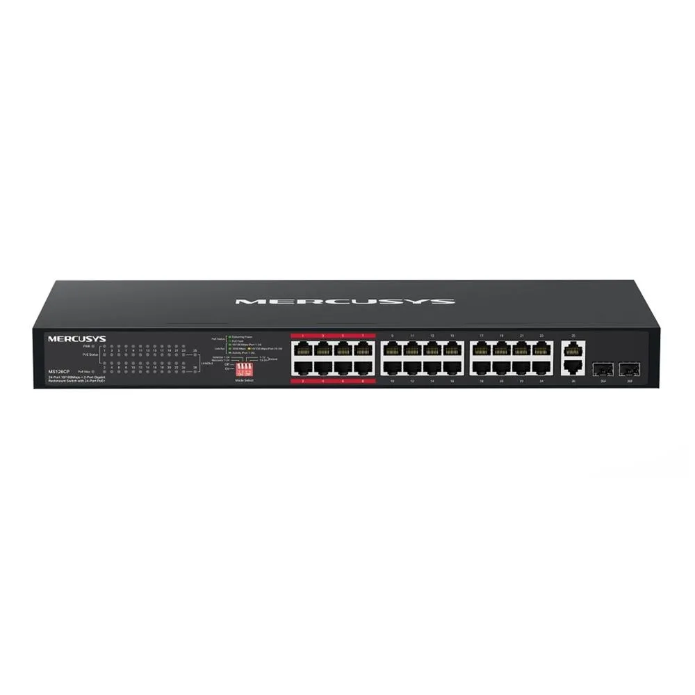 Switch mercusys ms126cp 28 puertos