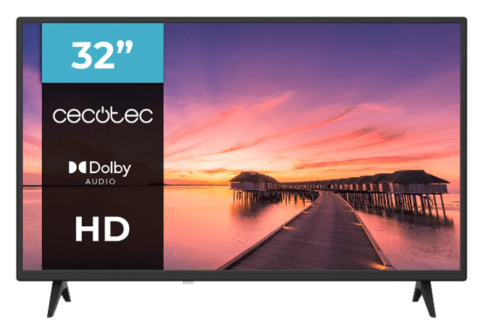 Cecotec 02613 Televisor 81,3 cm (32") HD Negro