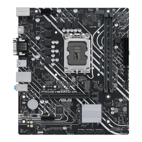 Placa Base Asus Prime H610M-D D4/ Socket 1700/ DDR4/ PCIe 4.0/ Micro ATX