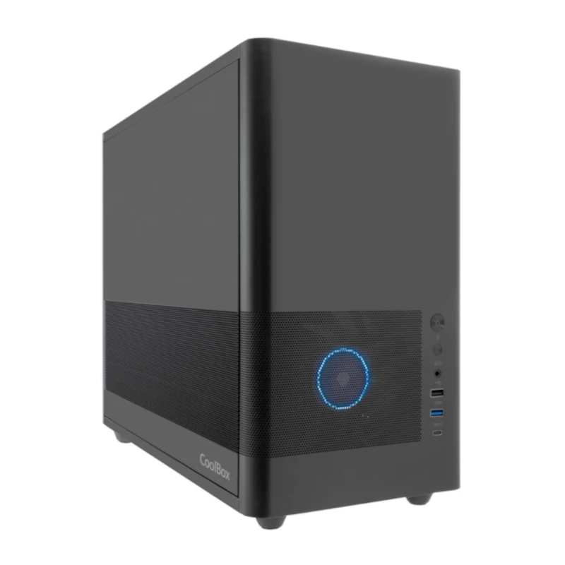 Coolbox Caja Matx USB-C 3.2 G1 F.Metal S-Fte Negra