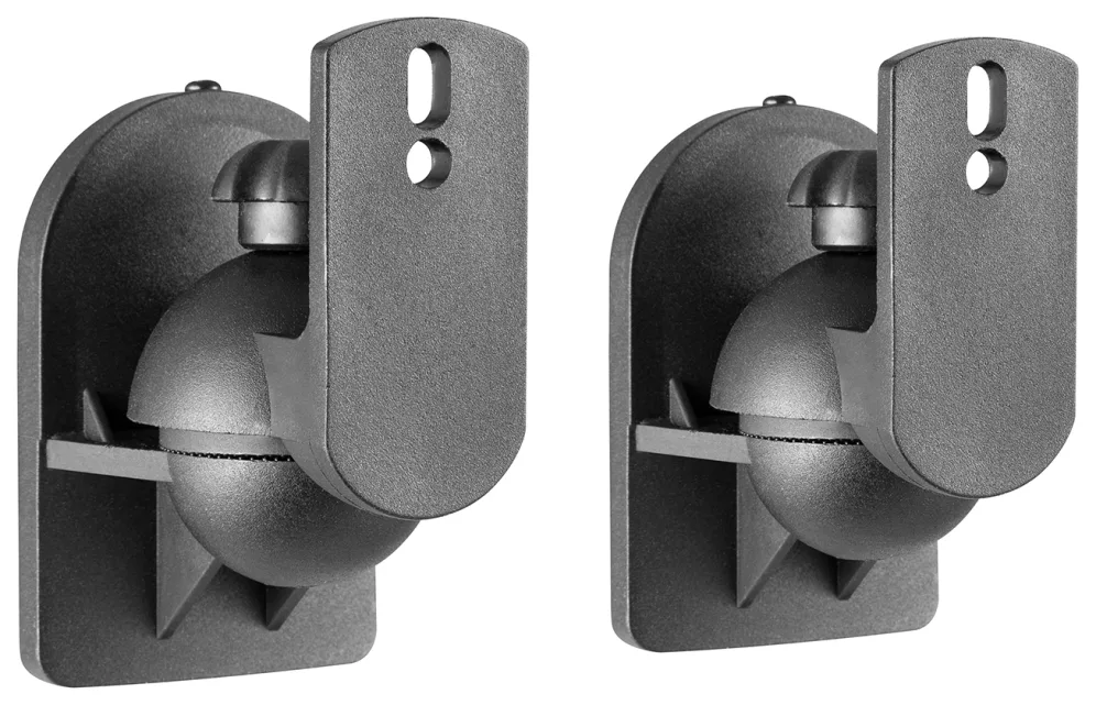 Soporte de Pared Giratorio/ Inclinable Aisens SPK06U-423 para Altavoces/ hasta 3.5kg