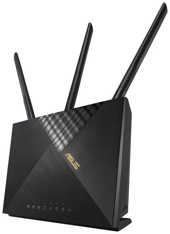 ASUS 4G-AX56 router inalámbrico Gigabit Ethernet Doble banda (2,4 GHz / 5 GHz) Negro