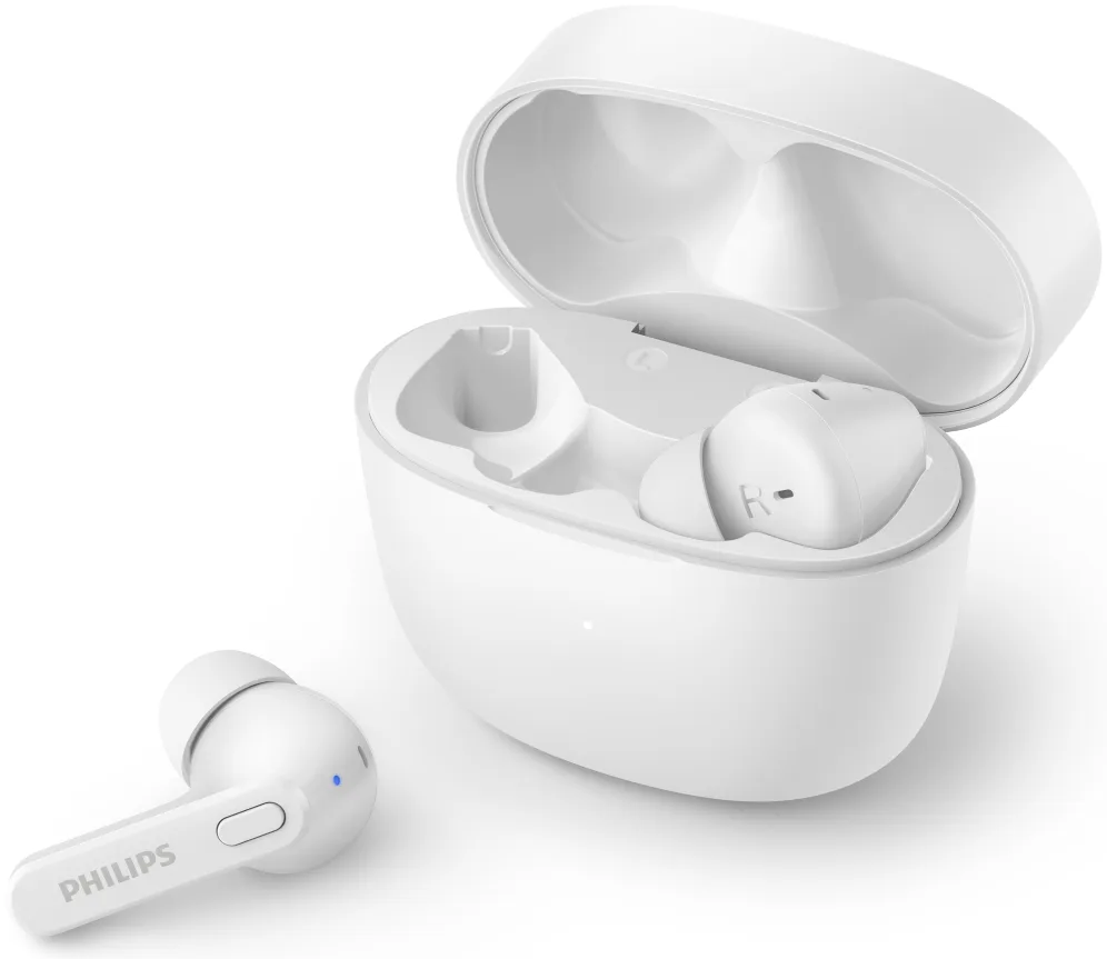Philips 2000 series TAT2206WT/00 auricular y casco Auriculares True Wireless Stereo (TWS) Dentro de oído Llamadas/Música Bluetooth Blanco