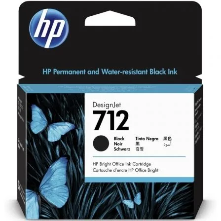 Cartucho tinta hp 712 negro xl