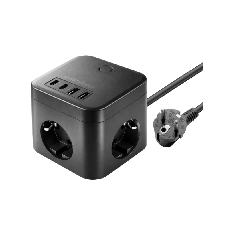 MARS GAMING REGLETA CUBO 35W Gan Negro
