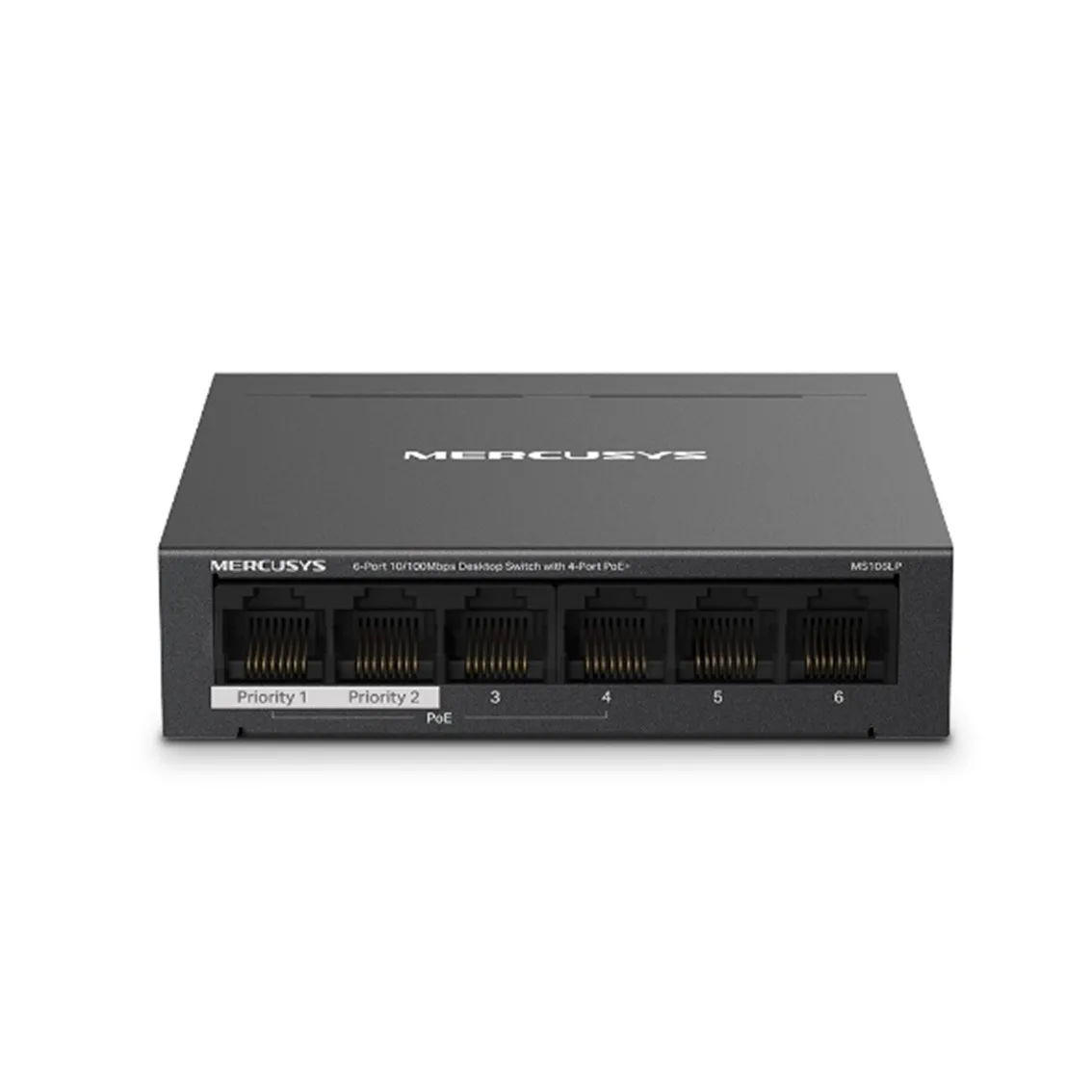 Switch mercusys ms106lp 6 puertos - 10 - 100mbps - rj45 4p poe