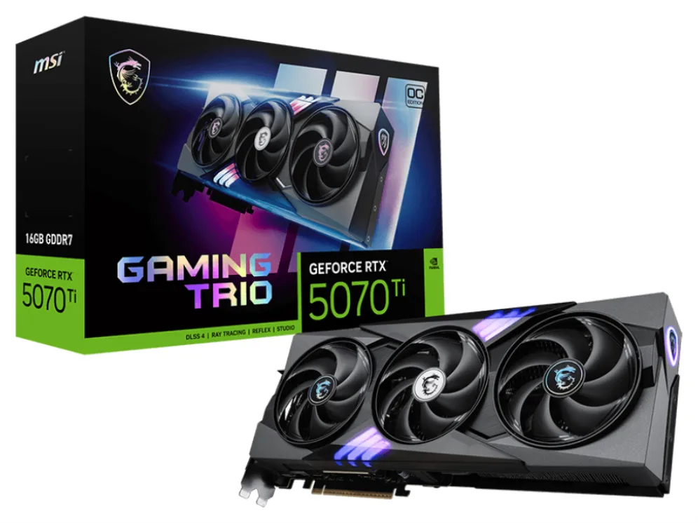 Tarjeta grafica msi rtx 5070ti 16gb gaming gddr7