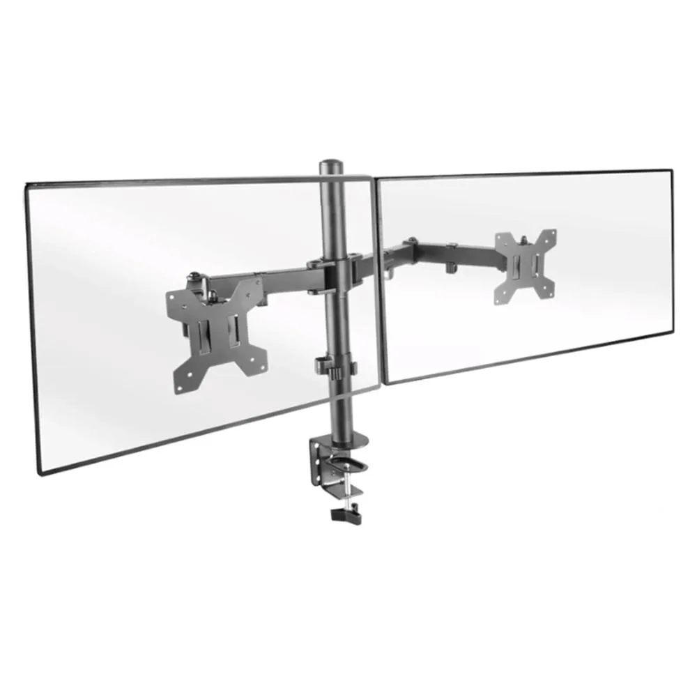 Soporte mesa mars gaming vesa hasta 32 pulgadas 100x100mm 2 brazos max 8kg - brazo