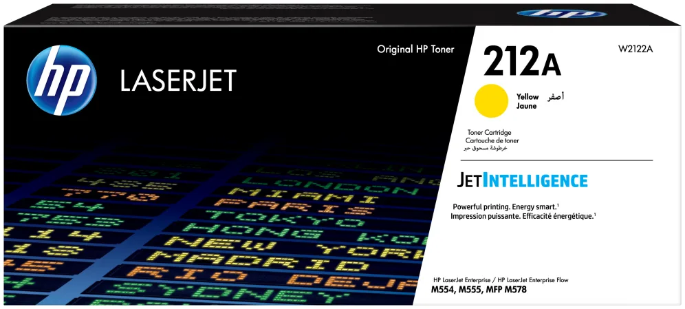 HP Cartucho de tóner Original LaserJet 212A amarillo