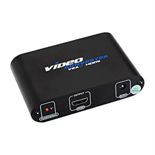 Conversor Nanocable 10.16.2101-BK/ HDMI Hembra - VGA Hembra/ Jack 3.5 Hembra/ 15cm/ Negro