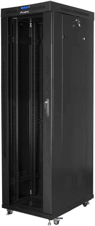 Armario lanberg 19 pulgadas 42u - 600x1000 negro