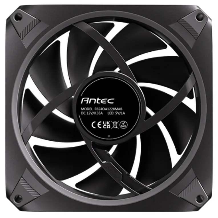 Ventilador cpu antec orbit argb 3x 120mm negro