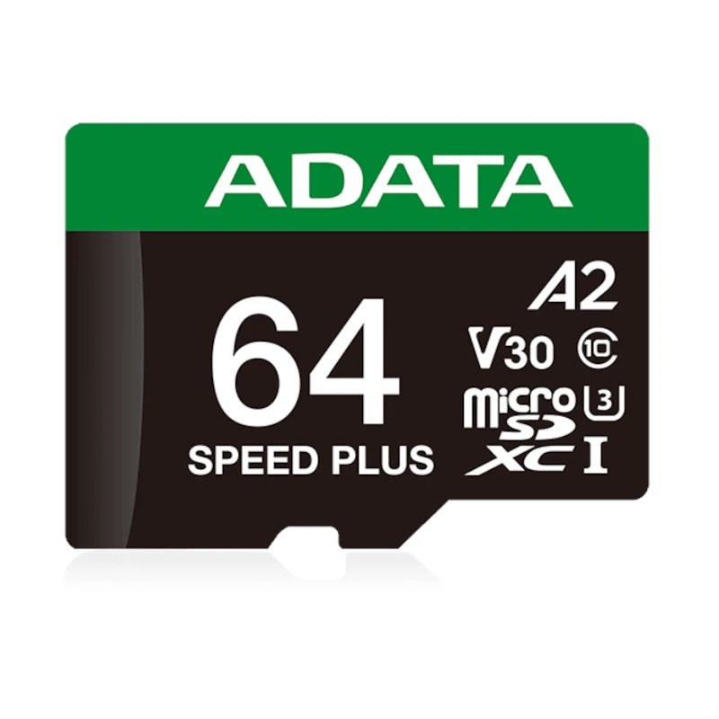 ADATA Speed Plus microSDXC UHS-I 64GB U3 V30 A2