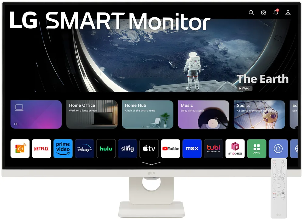 Smart Monitor LG 32U721SA-W 31.5"/ 4K/ Multimedia/ Smart TV/ Blanco
