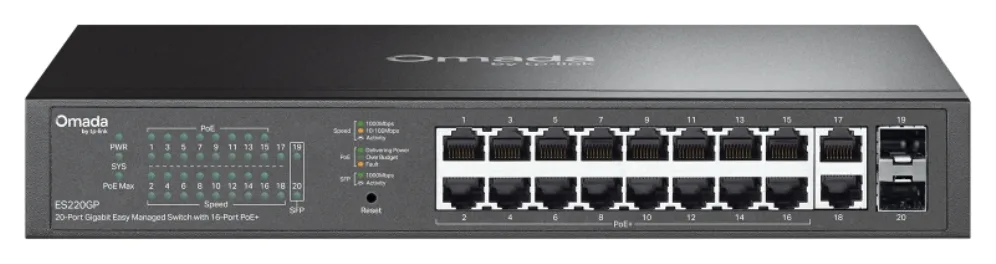 Switch omada es220gp 20 puertos