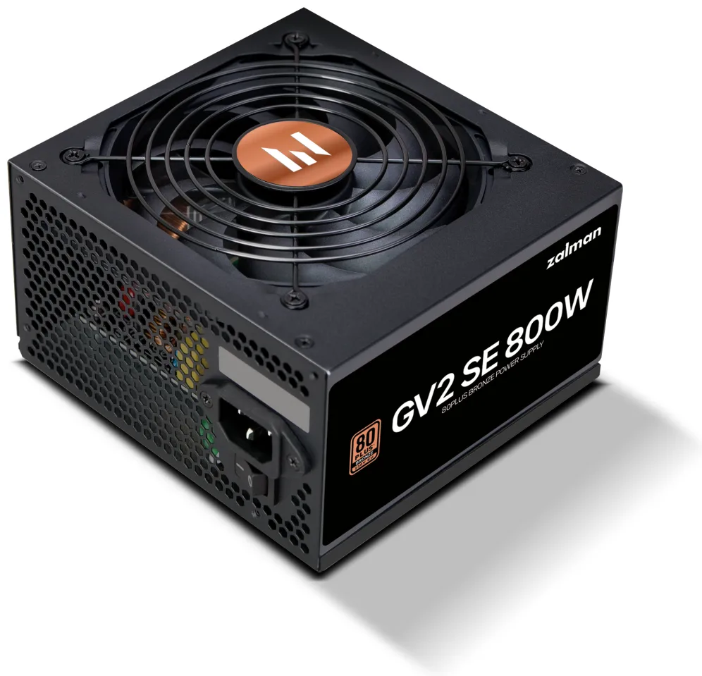 Zalman GV2SE unidad de fuente de alimentación 800 W 20+4 pin ATX ATX Negro