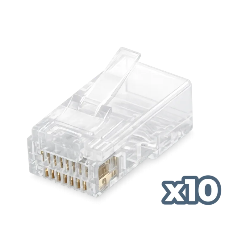 Conector phasak rj 45 cat. 6 utp (10 unid) phk 45c6