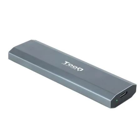 Caja externa tooq tqe - 2223g para ssd m.2 usb tipo c gris