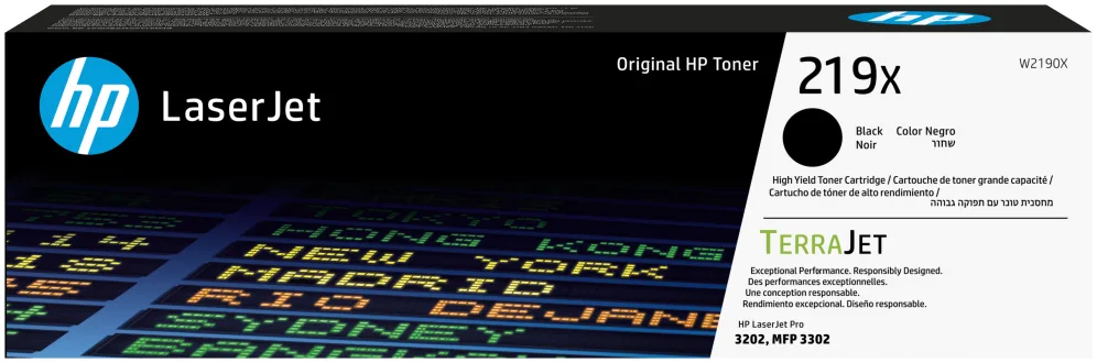 HP Cartucho de Tóner Original LaserJet 219X de alta capacidad negro