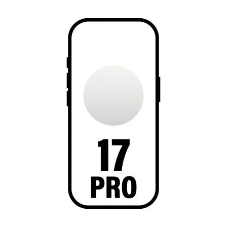Telefono movil smartphone apple iphone 17 pro 6.3 pulgadas - 1tb rom - silver