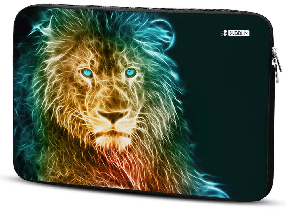 Funda subblim trendy sleeve para portatil 15.6 pulgadas neo leon