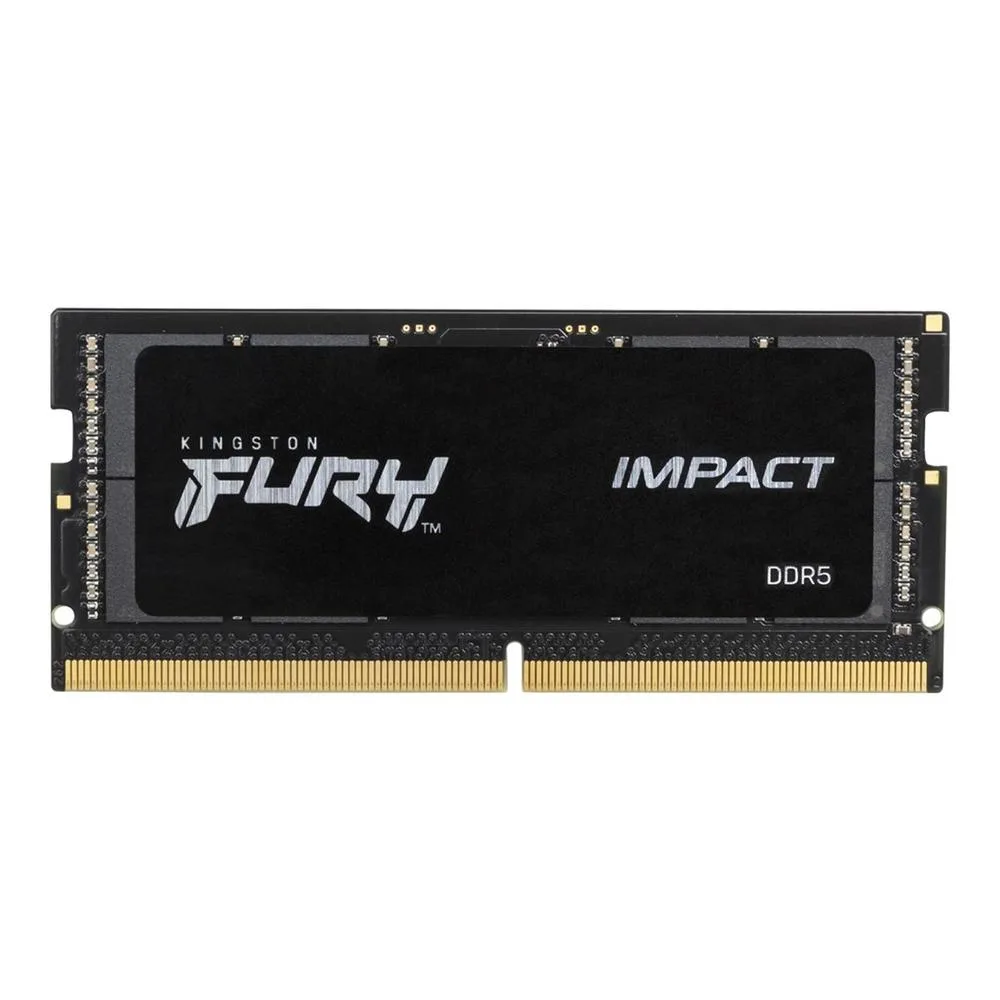 Memoria ram ddr5 32gb kingston - 4800mhz - pc5 - 38400 - fury impact - cl38 - 1.1v - sodimm