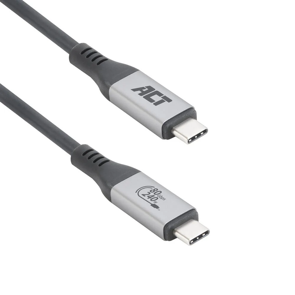 Cable usb - c usb 4.0 80gbps 240w usb - if 1.5m act connectivity