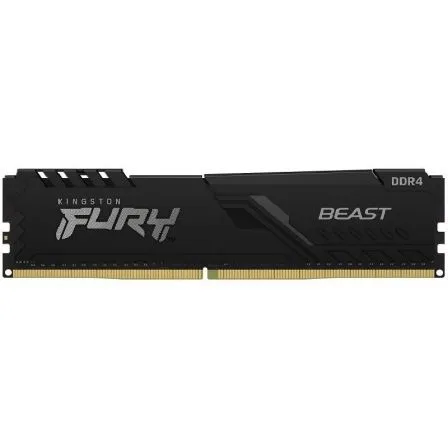 Memoria ram ddr4 8 gb kingston - 3600mhz - pc4 - 28800 - fury beast - negro