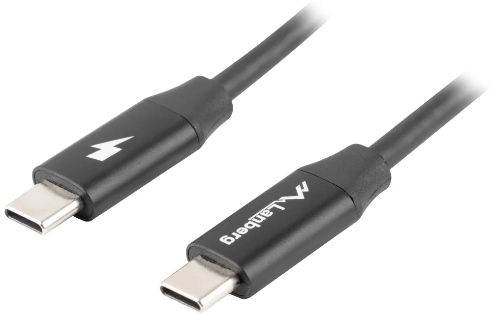 Cable usb lanberg 2.0 macho - usb tipo c macho quick charge 4.0 1.8m negro