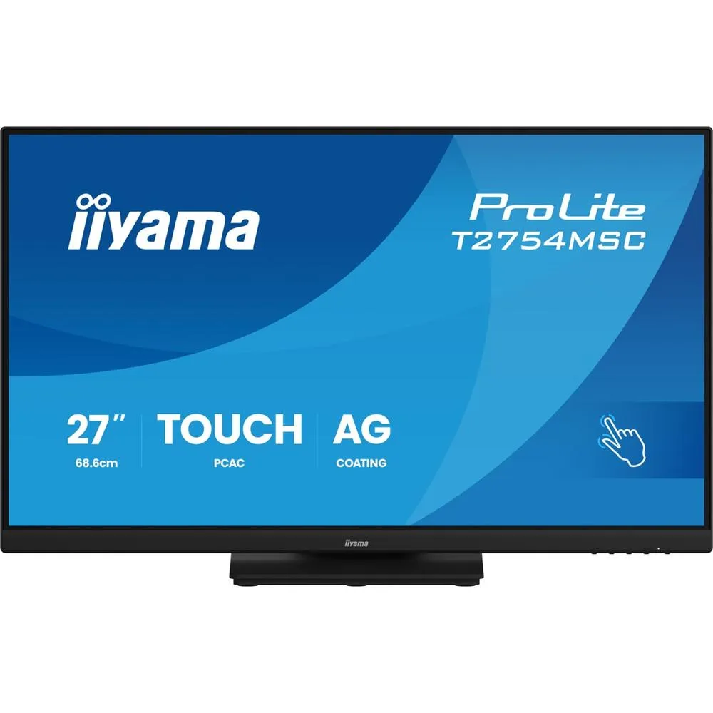 Monitor led 27 pulgadas iiyama t2754msc - b2ag ips - fhd - hdmi - vga - 83hz - 4ms - vesa 100x100